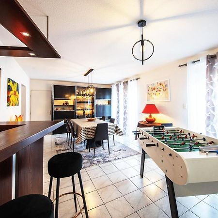 La Coquette ! Maison Au Coeur De La Bresse Avec Veranda Barbecue Garage Baby-Foot Et Barre De Son Exteriör bild